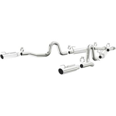 MagnaFlow Exhaust Products - MagnaFlow 15677 Competition Series Stainless Cat-Back System for 94-98 Mustang
