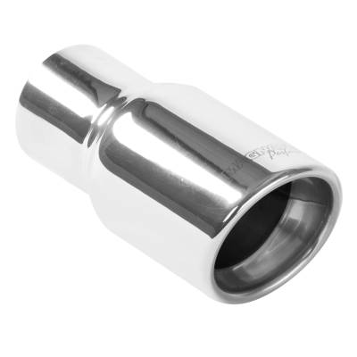 MagnaFlow Exhaust Products - MagnaFlow 35163 Stainless Tip Round Angle 3 x 6.75 2.25" ID