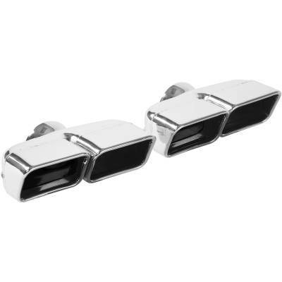 MagnaFlow Exhaust Products - MagnaFlow 35221 Quad Rectangle Exhaust Tip Set 2.75"