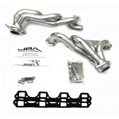 JBA Racing Headers - JBA Headers 1628SJS 1-5/8" Stainless Headers Ceramic for 87-96 Ford Truck 5.8L