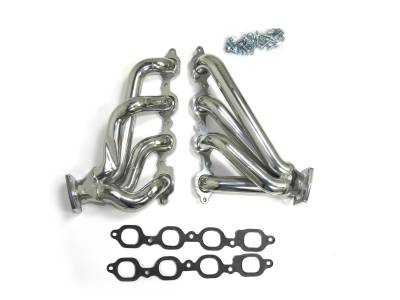 JBA Racing Headers - JBA Headers 1818SJS 1.75" SS Shorty Headers Ceramic for 16-22 Camaro SS/ZL1