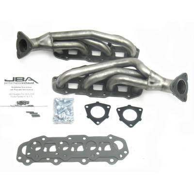 JBA Racing Headers - JBA Headers 2011S 1.5" Shorty Stainless Headers Raw for Tundra 4.7L