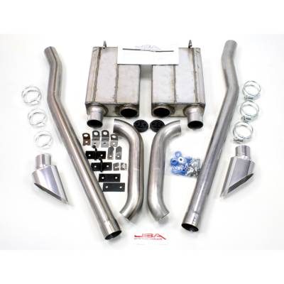 JBA Racing Headers - JBA Headers 50-2651 2.5" Eleanor Side Exhaust System for 65-70 Ford Mustang