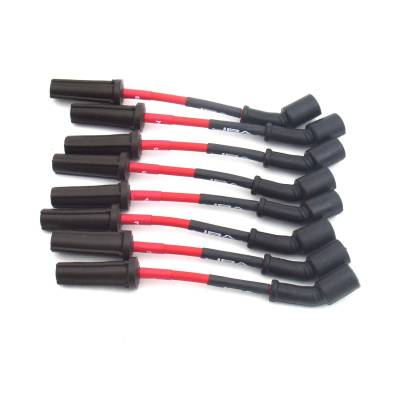 JBA Racing Headers - JBA W0812 PowerCables 8mm Spark Plug Wire Set Red for 10-20 Chevy Camaro 6.2L