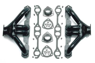 Hedman Hedders - Hedman Hedders 68500 Street Rod Painted Tight Tubes Exhaust Header w/283-400