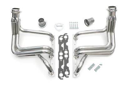 Hedman Hedders - Hedman 68236 Silver Long-Tube Headers for 1958-64 GM X-Frame Cars w/283-400