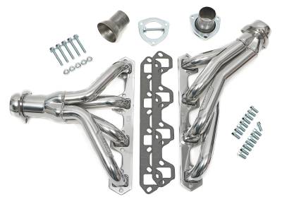 Hedman Hedders - Hedman 89506 Silver Engine Swap Headers Ford 289-302 for 82-97 Ranger 2WD