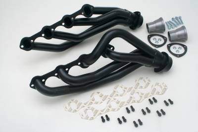 Hedman Hedders - Hedman 88650 Uncoated Mid-Length Engine Swap Headers 351W In 64-73 Mustang