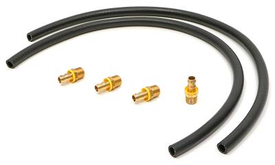 Trans-Dapt Performance - Trans-Dapt Performance 1047 36" Oil Filter Relocation Bracket Hose Kit