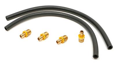 Trans-Dapt Performance - Trans-Dapt Performance Products 1032 24" Oil Filter Relocation Bracket Hose Kit