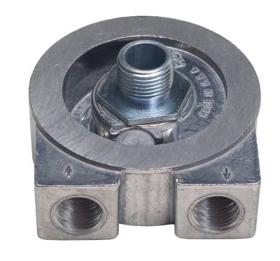 Trans-Dapt Performance - Trans-Dapt 1313 Oil Cooler Sandwich Adapter 2.5"ID 2-3/4"OD Filter Flange3/4"-16