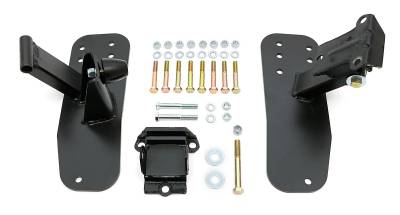 Trans-Dapt Performance - Trans-Dapt Performance 4563 Motor Mount Kit for Chevy V8/V6/76-86 Jeep CJ Series