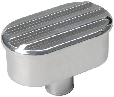 Trans-Dapt Performance - Trans-Dapt 6611 Valve Cover 1.25" Finned Aluminum Push In Breather