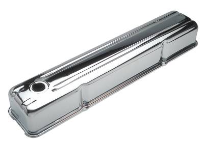 Trans-Dapt Performance - Trans-Dapt 6892 Chrome Traditional Design Valve Covers Short 50-62 Chevy 235 L6