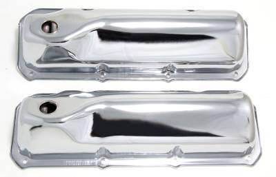 Trans-Dapt Performance - Trans-Dapt 9295 Chrome Traditional Design Valve Cover Ford 351C/M/400M Boss 302