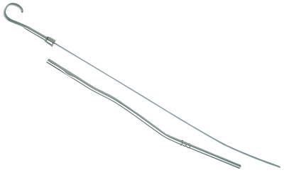 Trans-Dapt Performance - Trans-Dapt 9404 Engine Oil Dipstick 20" Chrome for Olds 350-455 & Pontiac 6.6