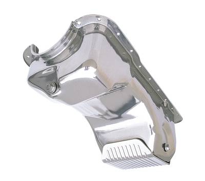 Trans-Dapt Performance - Trans-Dapt 8919 Slamguard Engine Oil Pan Front Sump 83-93 Ford 5.0L Silver