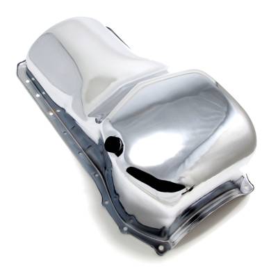 Trans-Dapt Performance - Trans-Dapt 9310 Chrome OEM Style Oil Pan Ford 351C/M400 Not for 351W Stock Cap