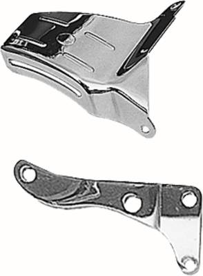 Trans-Dapt Performance - Trans-Dapt 9316 Alternator Bracket Top 69-75 Chevy 305-350 Long w/P-Chrome