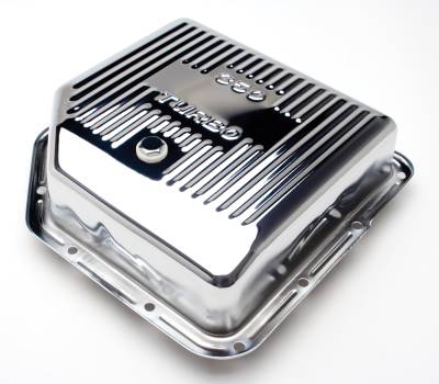 Trans-Dapt Performance - Trans-Dapt Performance Products 9198 Chrome Transmission Pan +2 Qt 3.5" Depth