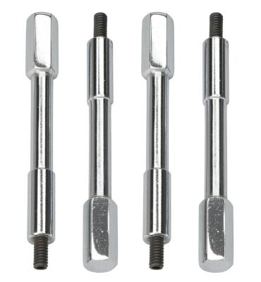 Trans-Dapt Performance - Trans-Dapt 9182 Chrome 1/4" -20 x 4-1/4" Hex Stud Style Valve Cover Bolts