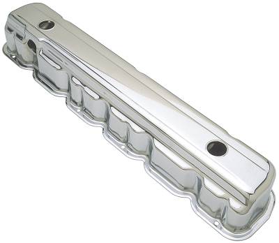 Trans-Dapt Performance - Trans-Dapt 9233 Chrome Traditional Design Valve Cover Chevy 194/230/250/292 L6