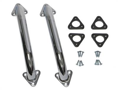 Trans-Dapt Performance - Trans-Dapt 9700 Chrome 12" Cab Handles for Full/Mid-Size Trucks Pr