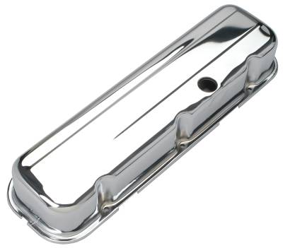 Trans-Dapt Performance - Trans-Dapt 9235 Chrme Traditional Design Valve Cover Tall 65-00 BB Chevy 396/502