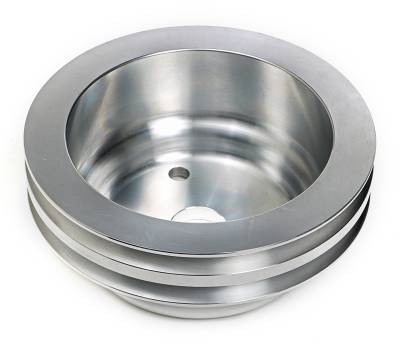 Trans-Dapt Performance - Trans-Dapt 9485 Crankshaft Pulley for Chevy 283-350 Long