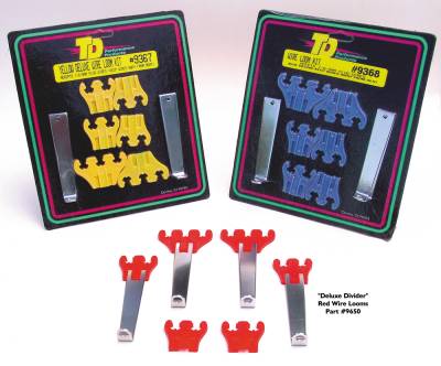 Trans-Dapt Performance - Trans-Dapt Performance 9650 Red Deluxe Style Wire Loom Set for 7-9mm Wires