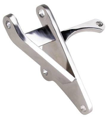 Trans-Dapt Performance - Trans-Dapt 9502 Alternator Bracket Lower 65-68 Chevy 396-454 Short W/P Chrome