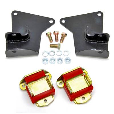 Trans-Dapt Performance - Trans-Dapt 9566 Swap Motor Mount Kit 64-72 GM A-Body Chevy SB Gen 1BB Mark IV