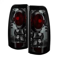 Spyder Auto - Spyder Auto 5002099 Euro Taillights Chrome/Smoke for 99-02 Silverado/Sierra