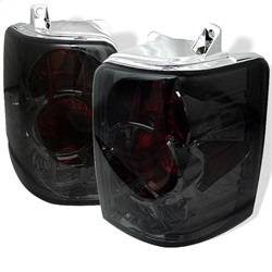 Spyder Auto - Spyder Auto 5005618 Euro Taillights Chrome/Smoked for 93-98 Grand Cherokee ZJ