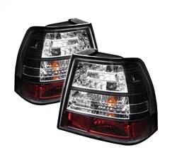 Spyder Auto - Spyder Auto 5008411 Black/Clear LED Taillights for 99-04 VW Jetta