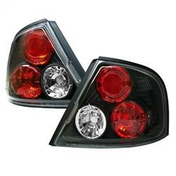 Spyder Auto - Spyder Auto 5006790 Euro Style Taillights Black/Clear for 98-01 Nissan Altima