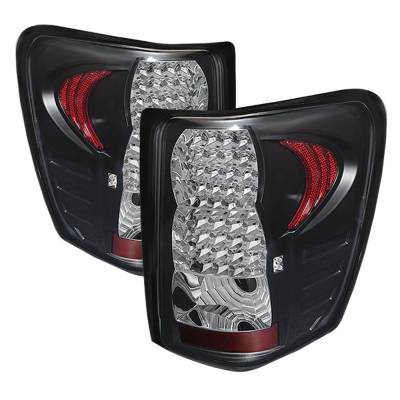 xTune Auto - xTune Auto 5073433 Black/Clear LED Taillights