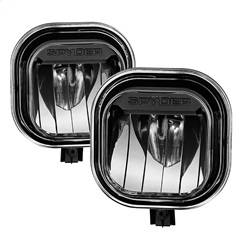 Spyder Auto - Spyder Auto 5081100 LED Fog Lights Black/Clear for 11-14 Super Duty