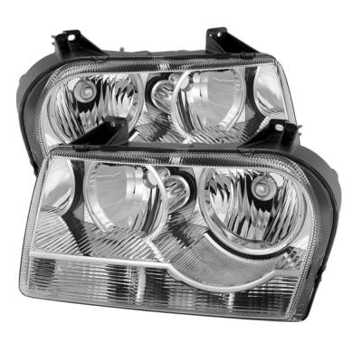 xTune Auto - xTune Auto 9026430 Chrome/Clear Crystal Headlights