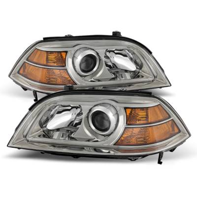 xTune Auto - xTune Auto 9026201 Chrome/Clear Crystal Headlights