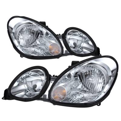 xTune Auto - xTune Auto 9026928 Chrome/Clear Crystal Headlights for 98-05 GS300/GS400/GS430