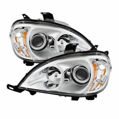 xTune Auto - xTune Auto 9028205 Chrome/Clear Projector Style Headlights