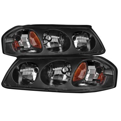 xTune Auto - xTune Auto 9027253 Black/Clear Headlights 00-04 Chevy Impala