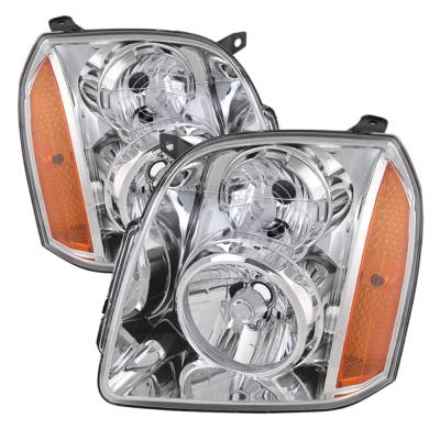 xTune Auto - xTune Auto 9027369 Chrome/Clear Crystal Headlights