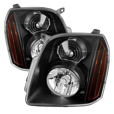 xTune Auto - xTune Auto 9027352 Crystal Headlights Black/Clear