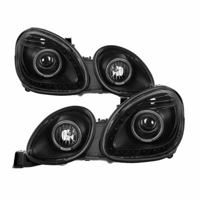 xTune Auto - xTune Auto 9027826 Projector Style Headlights Black/Clear
