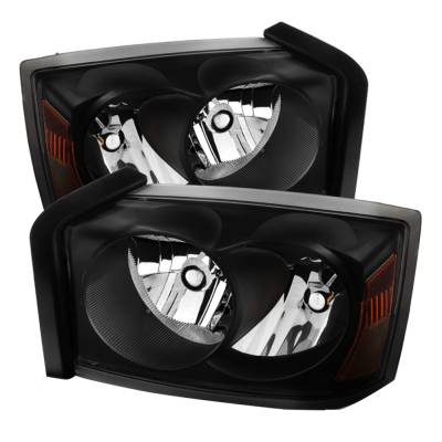 xTune Auto - xTune Auto 9025327 Black/Clear Crystal Headlights