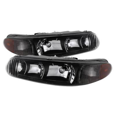 xTune Auto - xTune Auto 9025235 Black/Clear Crystal Headlights