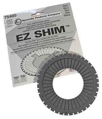 Specialty Products Company / SPC Performance - SPC Performance 75400 EZ Shim Gray +/-1.5-DEG Rear Camber/Toe for Passenger Car