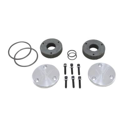 Yukon Gear and Axle - Yukon Gear YHC50001 Front Hardcore Flange D44 30SPL Outer Stubs Engraved Cap